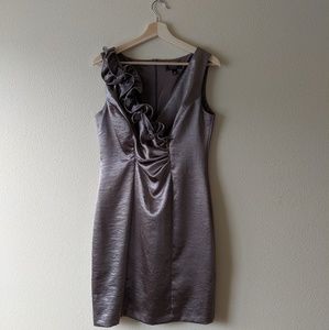 Taupe Cocktail/Evening Dress